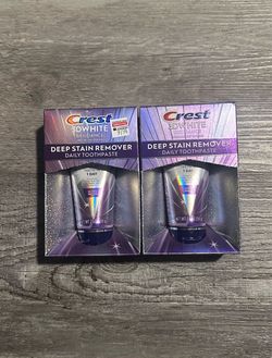 Crest Deep Stain Remover Daily Toothpaste $6 Each