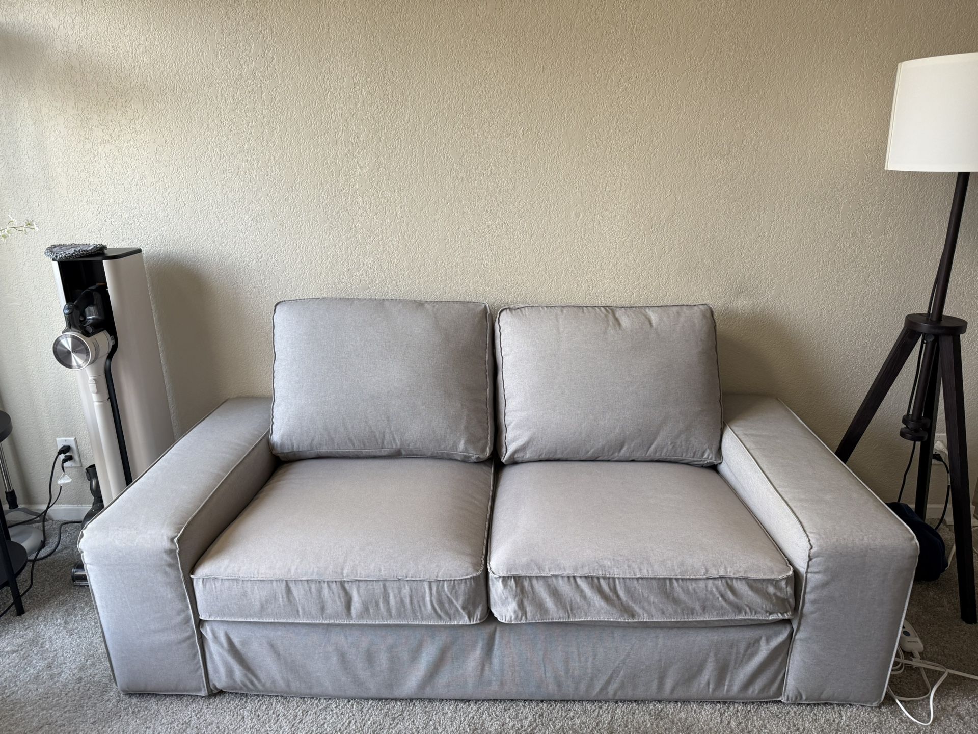 Seat Sofa Divano Kivik Grigio Chiaro Sectional Kivik Couch Ikea