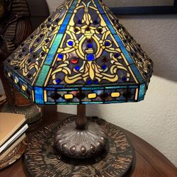 Vintage Lamp, Full Glass, Beautiful