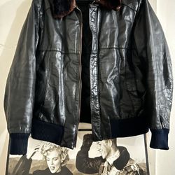 🔥 Heavy Genuine Leather Aviator Jacket — Warm, Thick, Premium Quality — $199