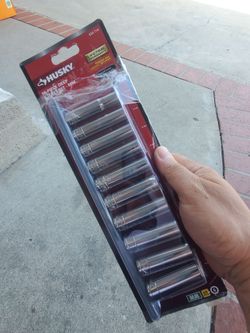 Husky
3/8 in. Drive Deep Metric Socket Set (10-Piece)