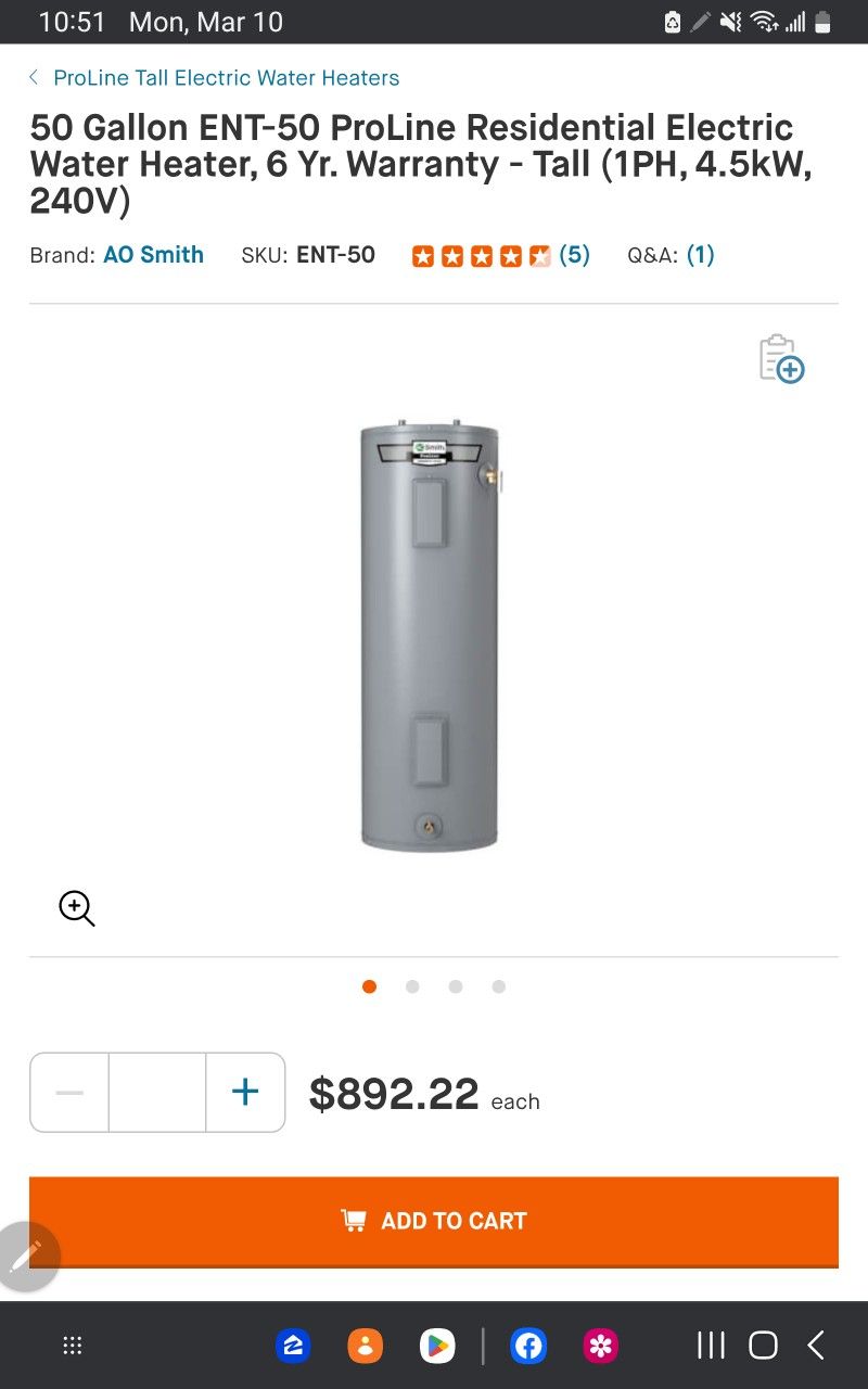 Electric Water Heater