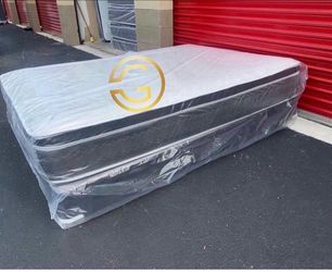 10” Queen Mattress Set PillowTop – Brand New –  Same Day Delivery Available 🚚
