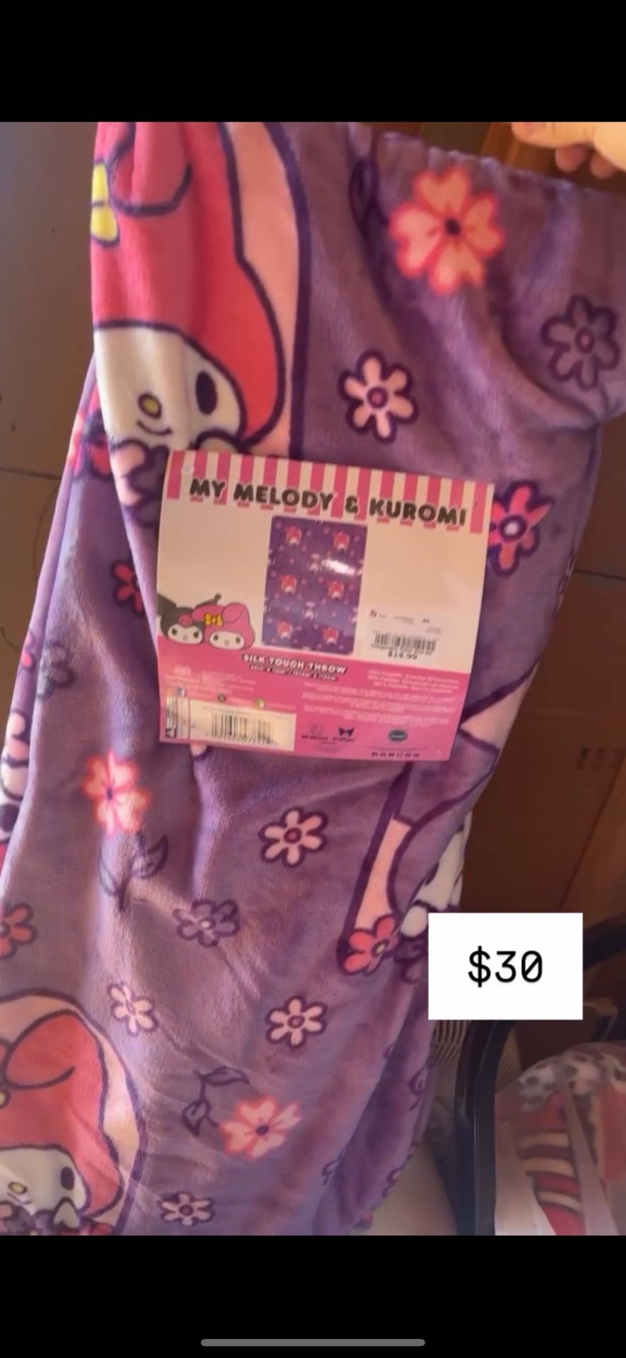 My Melody And Kuromi Blanket
