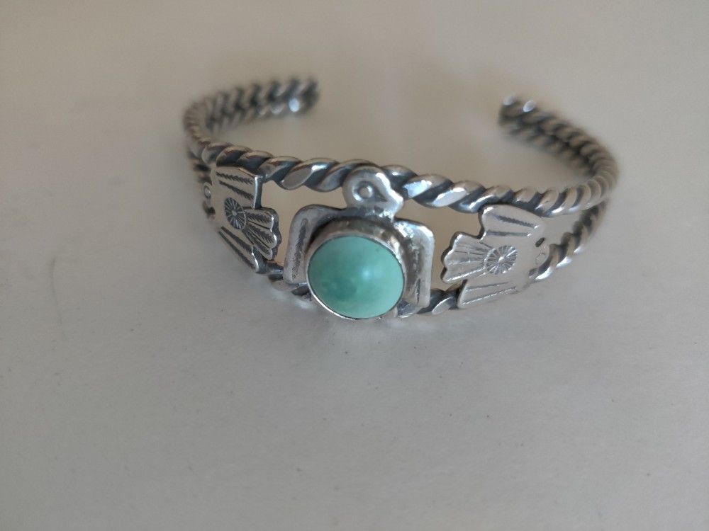 Navajo Three Thunderbird Bracelet