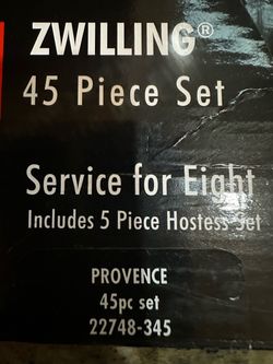 Zwilling Provence 45-Piece Flatware Set Service for 8