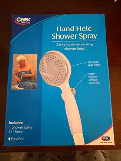 Carex Hand Held Shower Spray- brand new in box