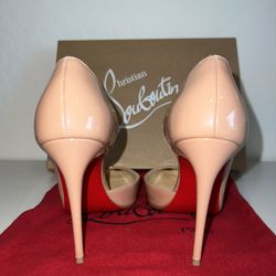 Christian Louboutin Iriza 100 Patent Nude