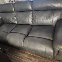 Ashley's Furniture 3 Seat  Reclining Sofa Couch