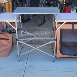 Folding Camping Table W/ Bag Holder