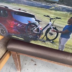 BRAND NEW- never been open box-Ozark Trail Premium Platform Steel Bike Rack with 132lbs Load.