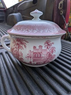 Antique Red Transferware