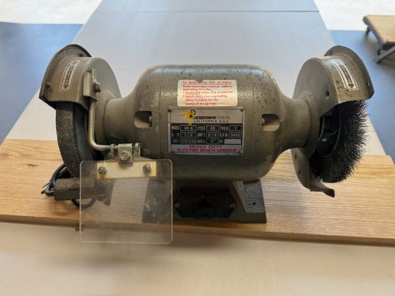 Electric bench grinder