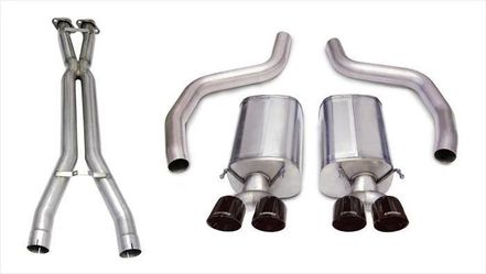 Corsa Performance Sport 3.0 in Cat-Back 4.0 in Twin Tips | 2006-2011 Corvette C6 Z06 ZR1