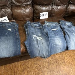 Pants Jeans 36x30 And 36x32.        $15 Each 
