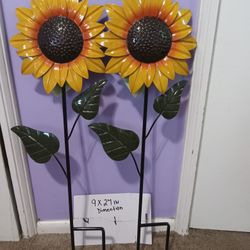 Metal Sunflowers 