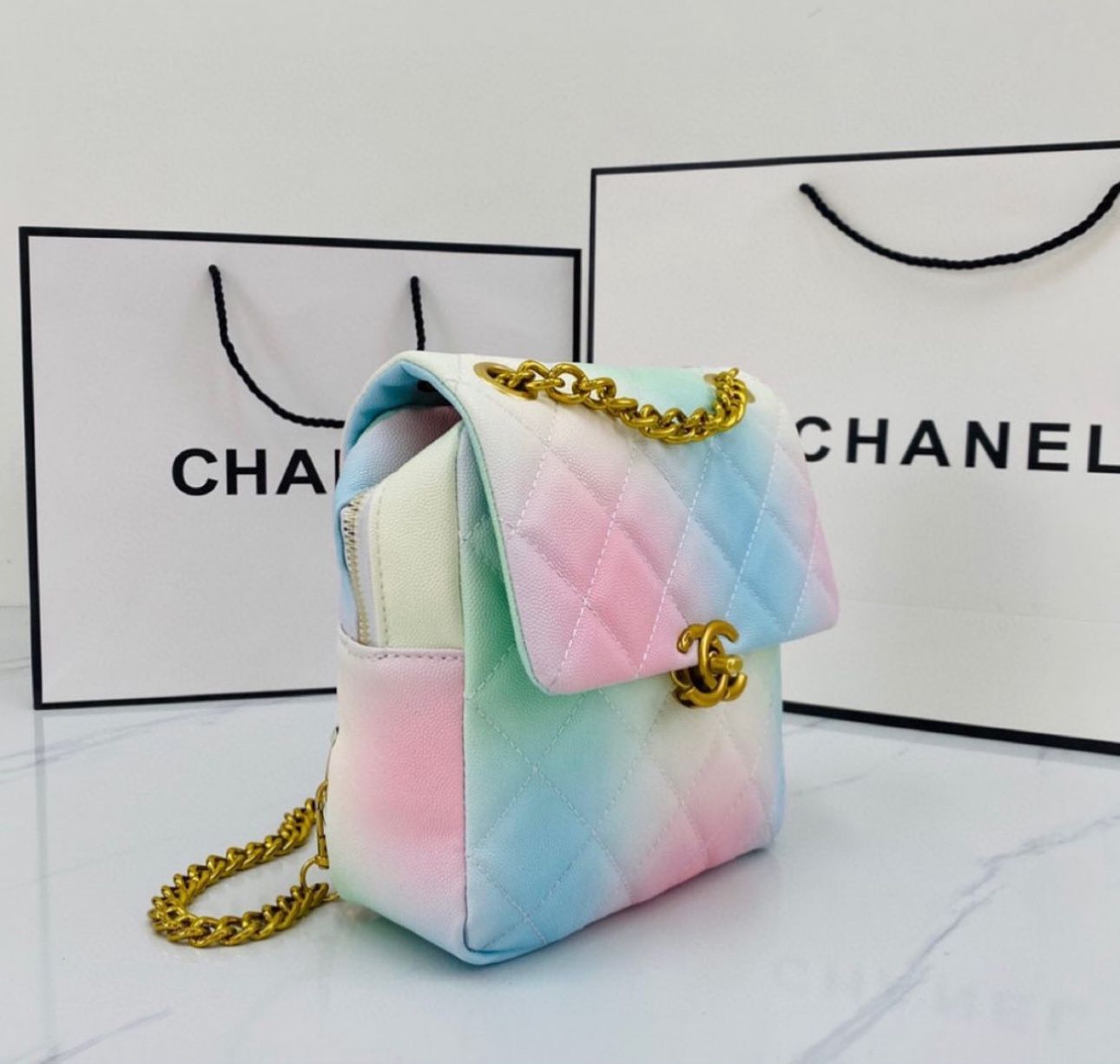 CHANEL RAINBOW MINI FLAP BAG