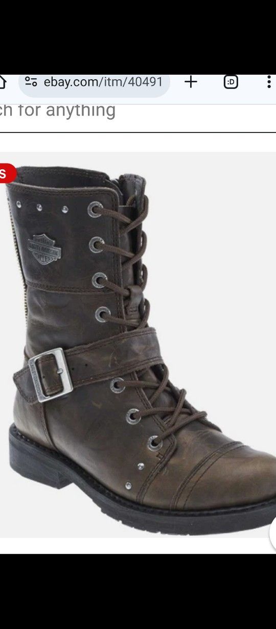 Harley Davidson Brown boots