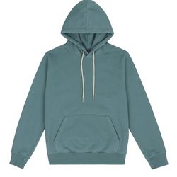 Green Cotton Blend Pullover Hoodie – Cozy & Soft (Unisex S/M)