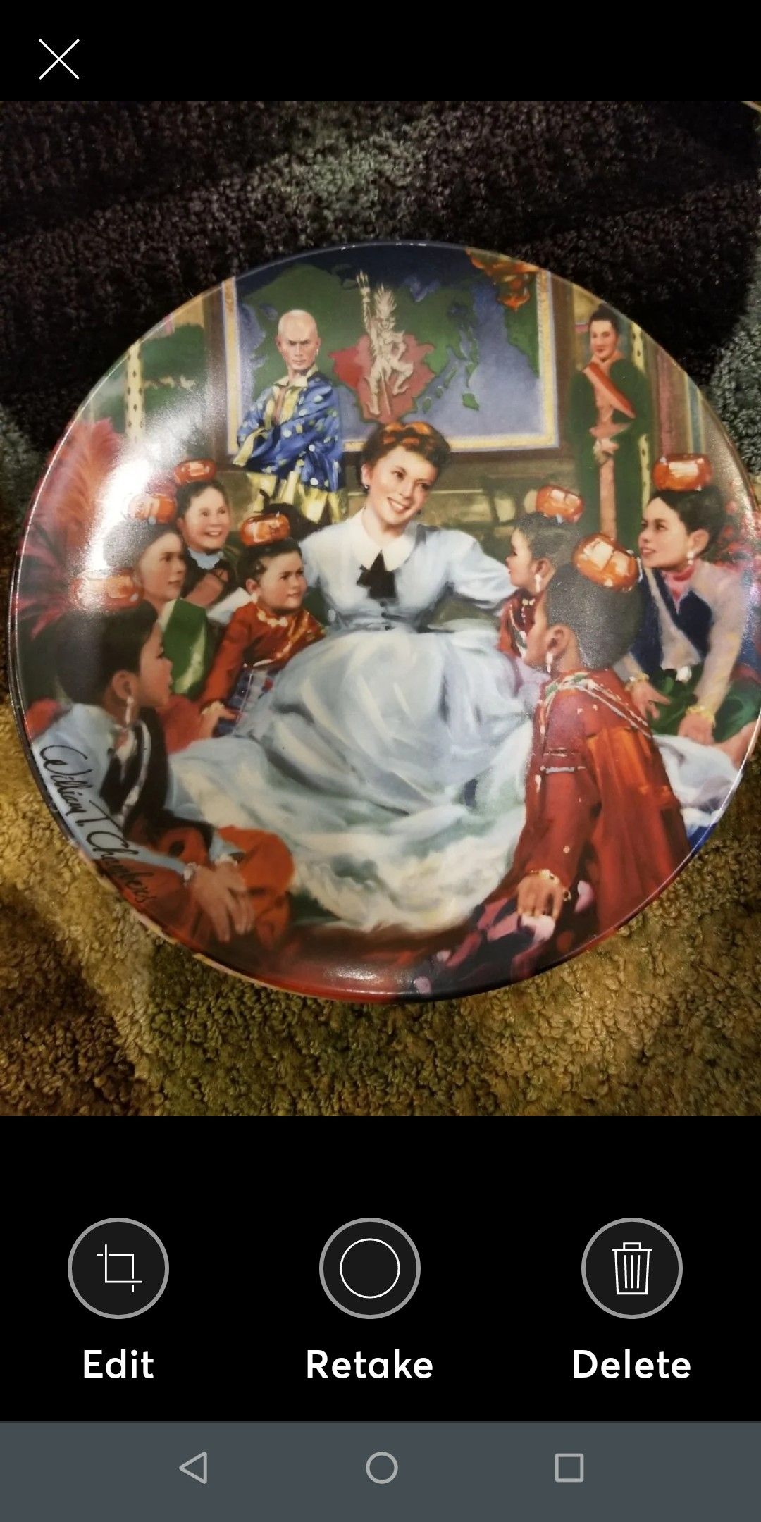 Set of 4 Collectors Plate The King & I