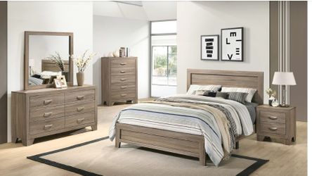 New 5pc. Queen Bedroom set