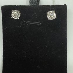 14k Diamond Earrings