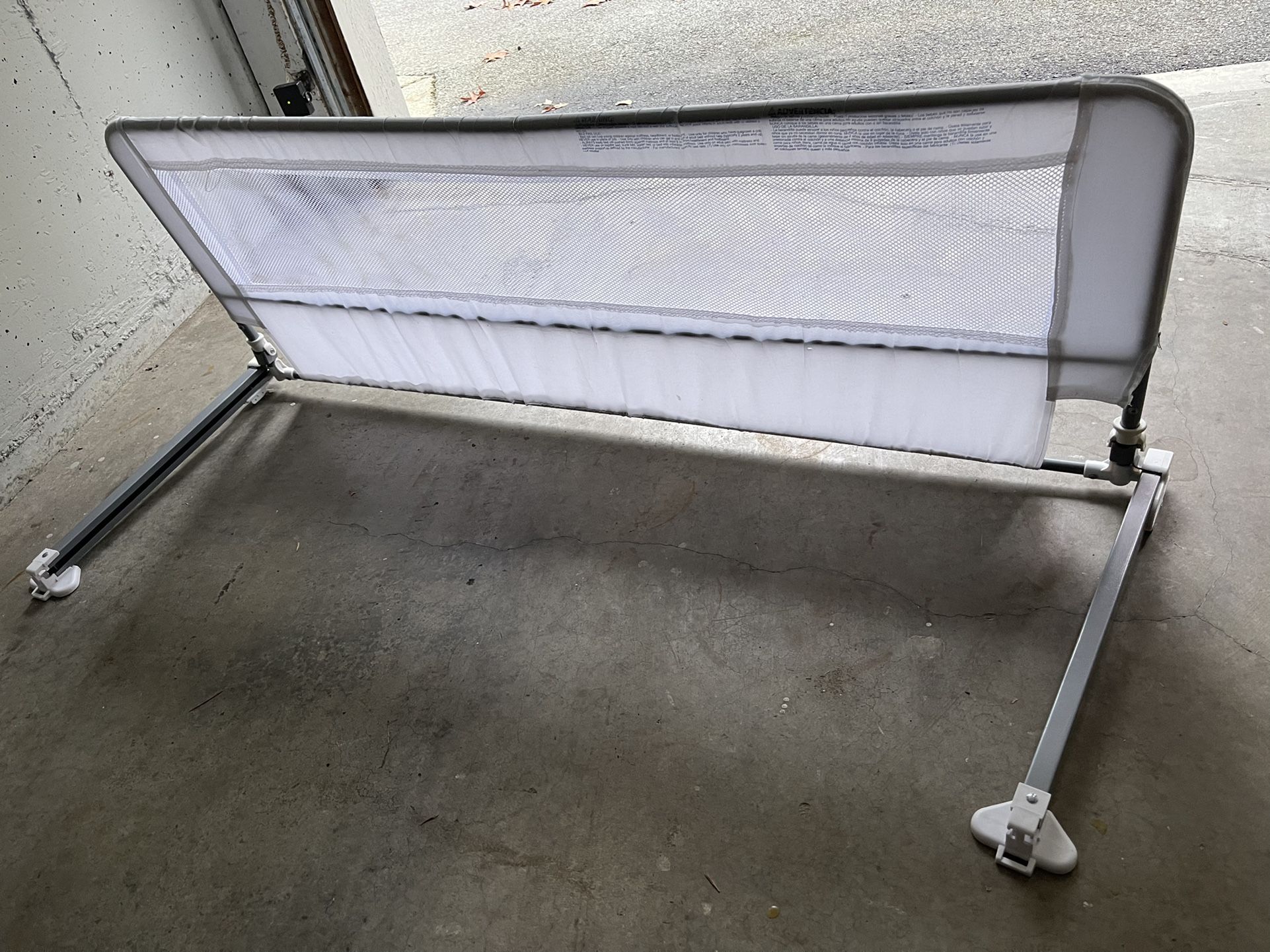 Two White Bed Rails For Toddler (1 Big & 1 Small)