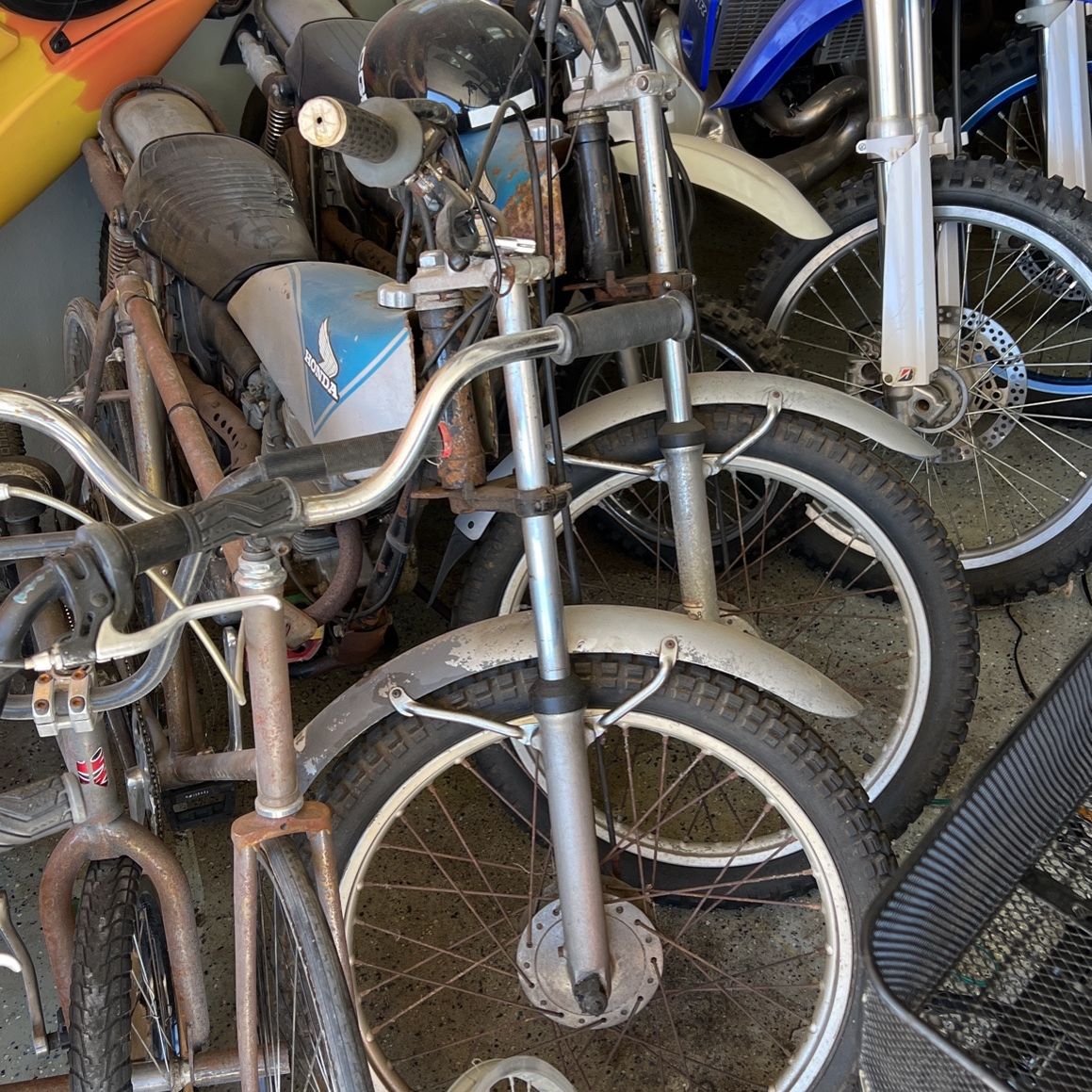 1975 Honda Tl125 Pair