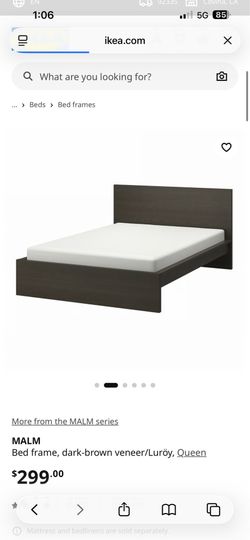 IKEA queen size bed frame