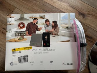 Cell signal booster kit for home multi-room