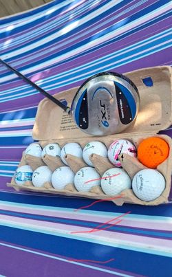 Golf Jr roght handed Driver Aspire High Launch JX9 Jr Tour  Plus 12  golf balls Callaway / Taylor made.