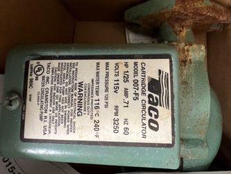 Circulator Pump for boiler heating system