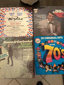 18 vintage vinyl albums