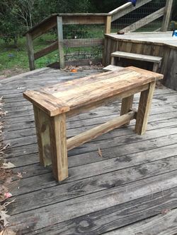 Rustic bench