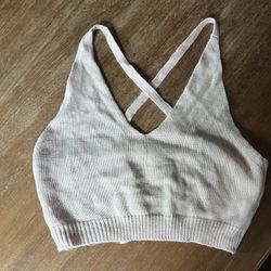 Forever 21 Blush Pink Crop Top L