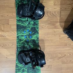 Burton Snowboard With Bindings Included! 