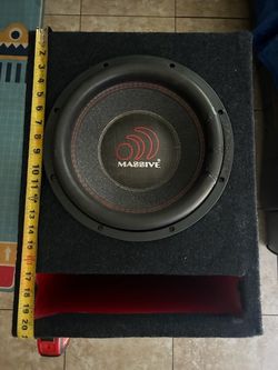 12" Massive Subwoofer 6,000 Watts 3,000 Rms