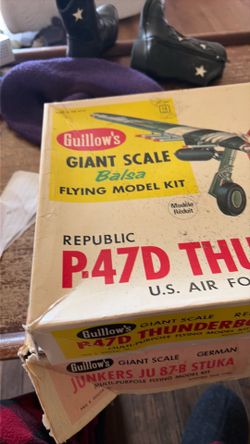 1960 gallows giant scale balsa model kit