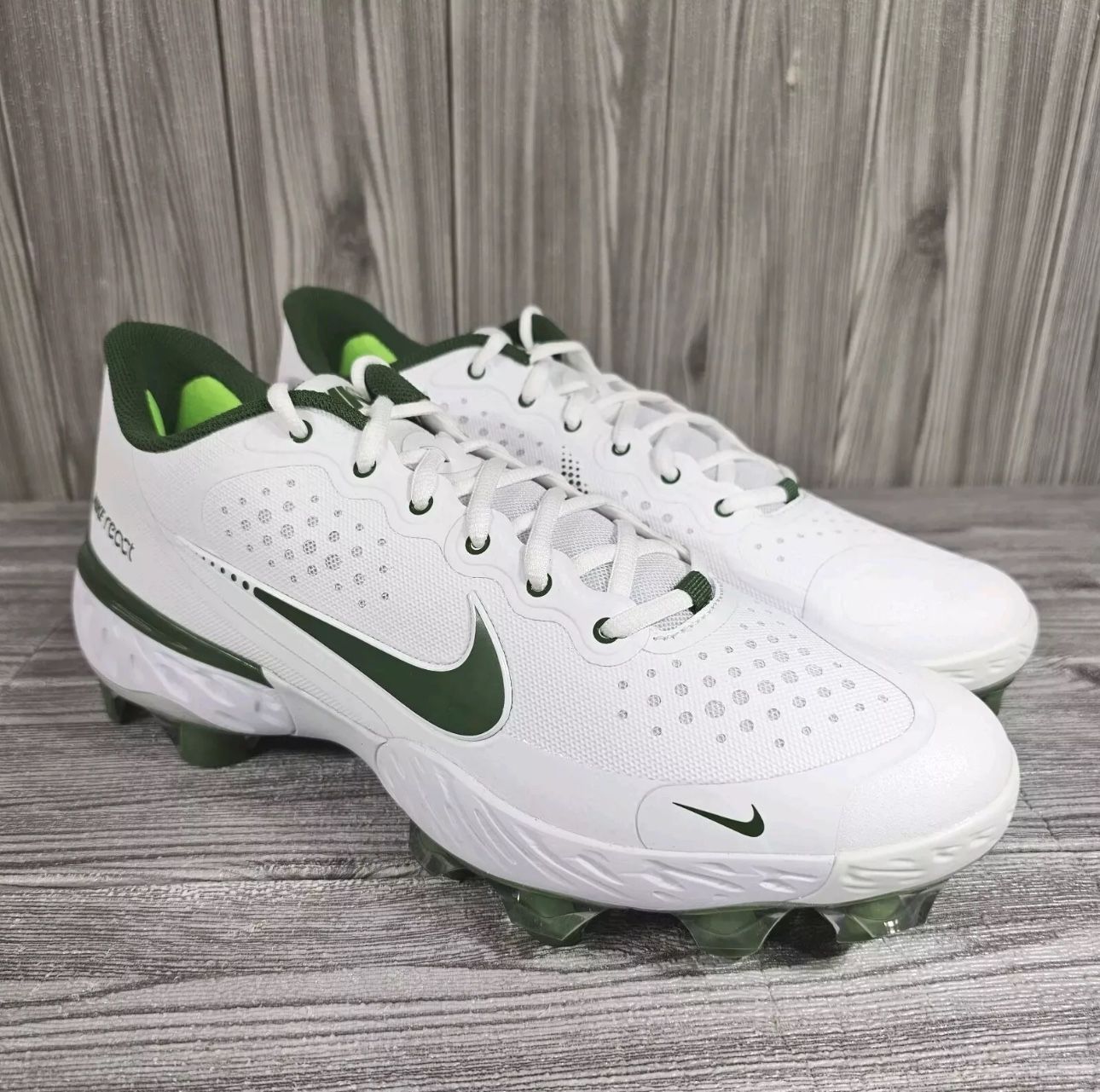 Nike Alpha Huarache Elite 3 Low MCS Baseball Cleats - CZ5649-100 - Men's Sz 11.5