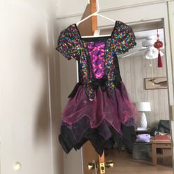 Spirit Halloween Costume Sequin Witch 