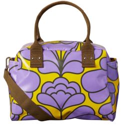 Orla Kiely Damask Flower Printed Tarpaulin Zip Convertible Shoulder Bag