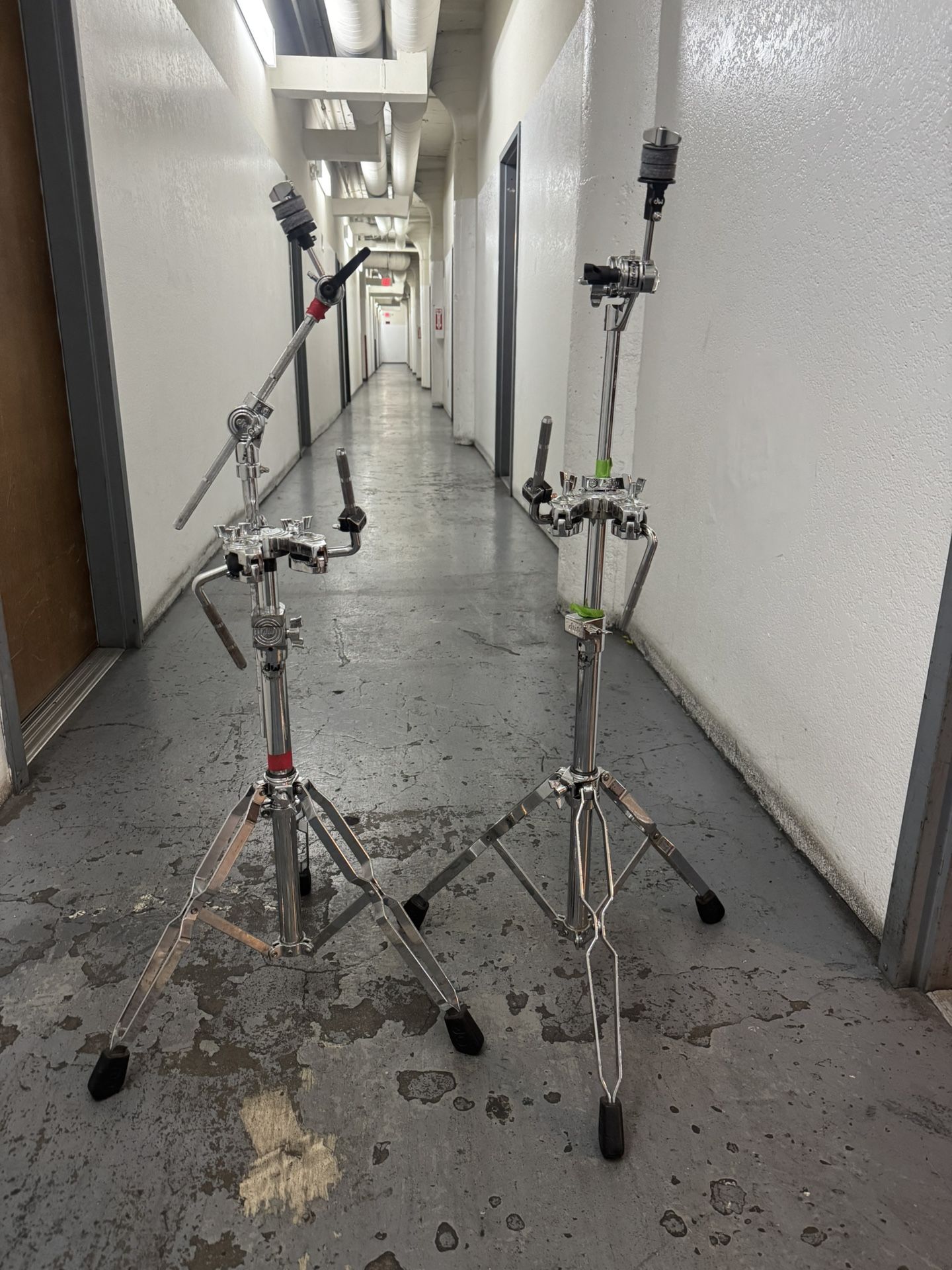 DW 9000 Cymbal Boom And Tom Stands.