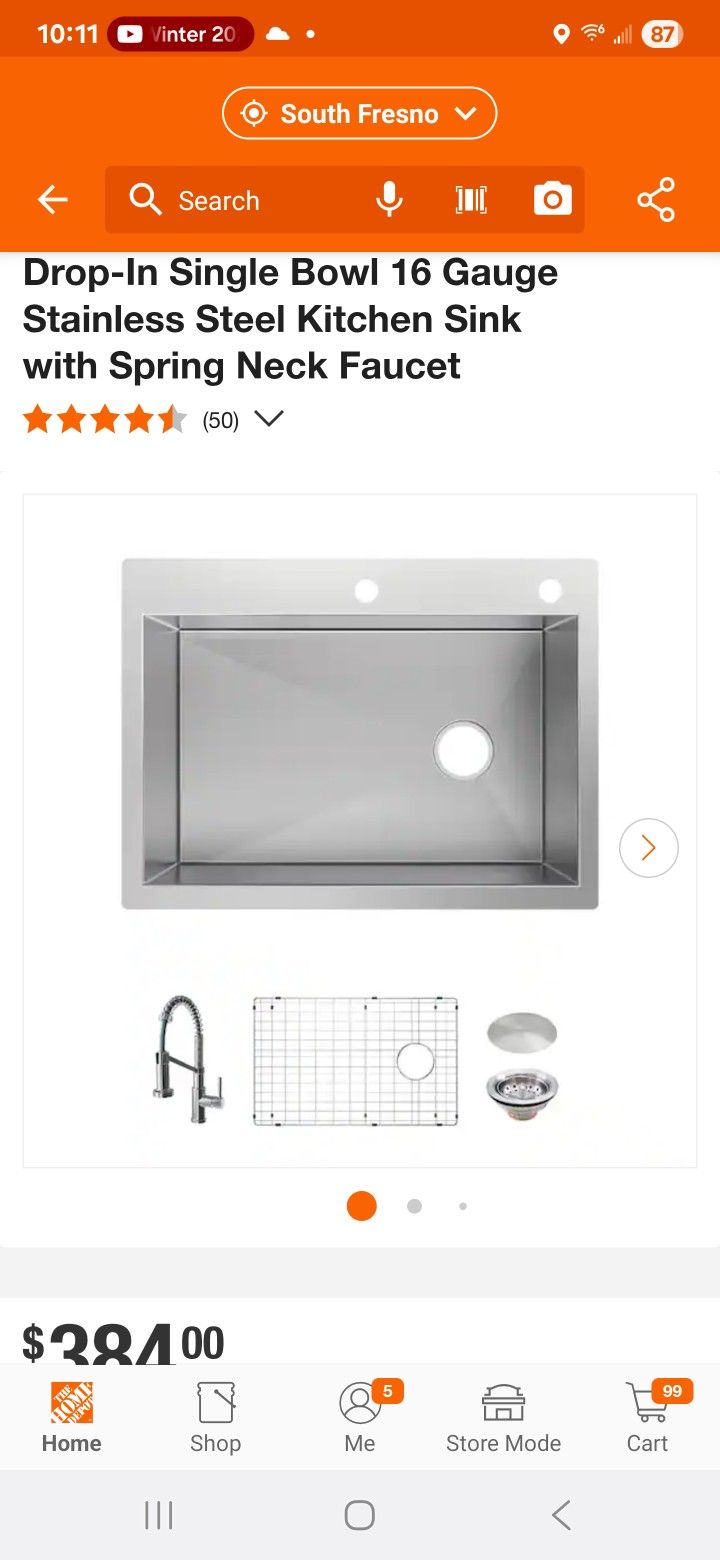 Kitchen Sink Set
