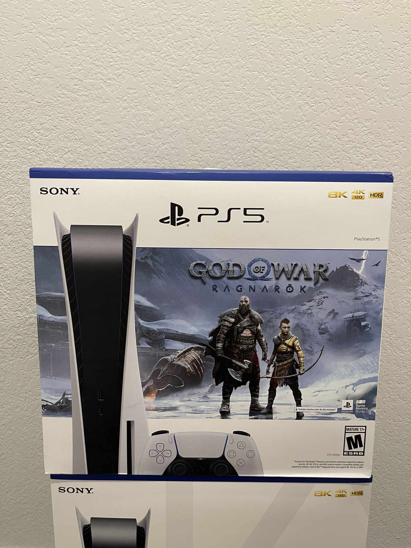 Sony Play Station PS5 Console Disc Edition God of War Ragnarok