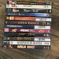  73 DVD’s.      Assorted Movies! (some Listed Below)