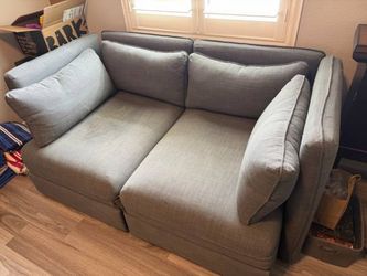 Grey Modular Sleeper Sofa
