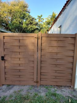 Fence installation