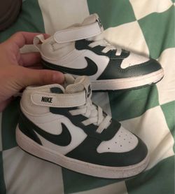 Nike Toddler High-Top Sneakers White Green