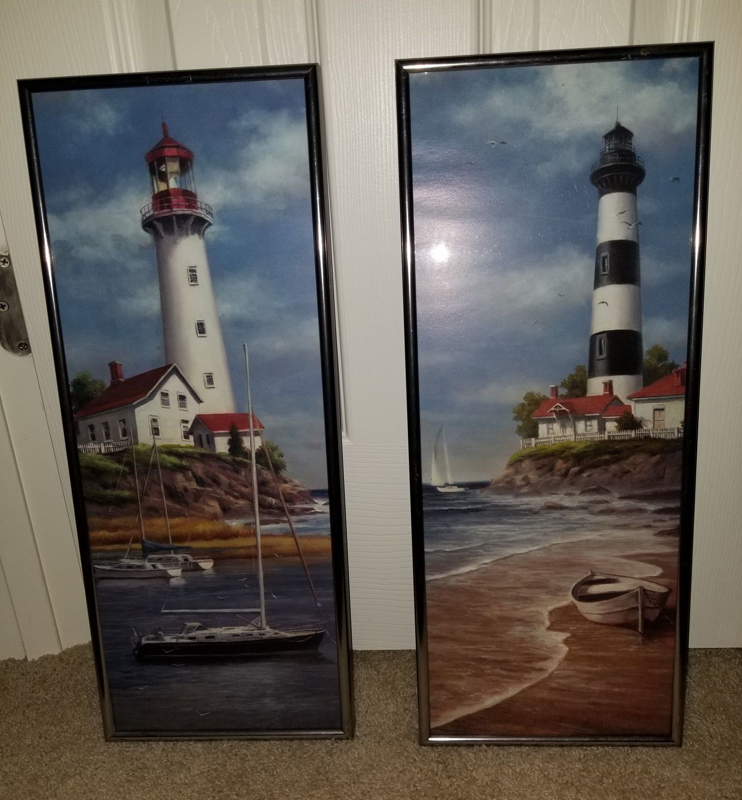 3 PC Lighthouse framed art set REDUCED!