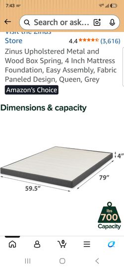 New! 9" Queen Foundation Box Spring